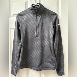 Nike Gray Quarter-Zip Pullover